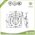 Floor Lashing Ring Large Single Recessed for Trailer